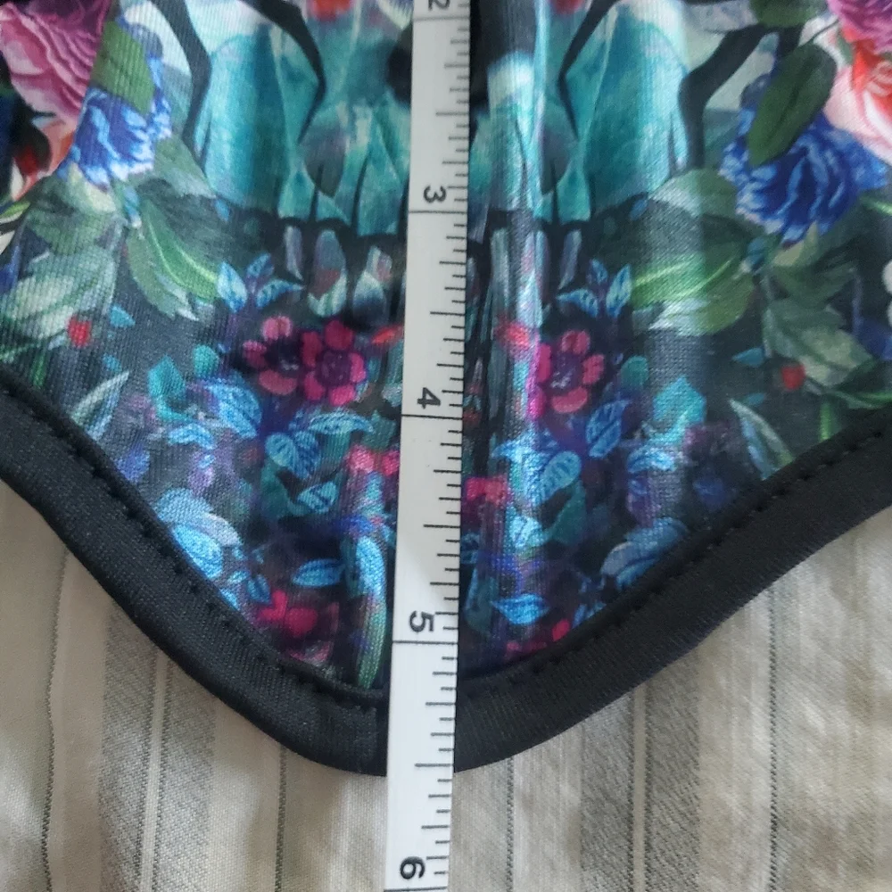 Two Washable‎ Floral Skull Soft Adult Masks OS Multicolor